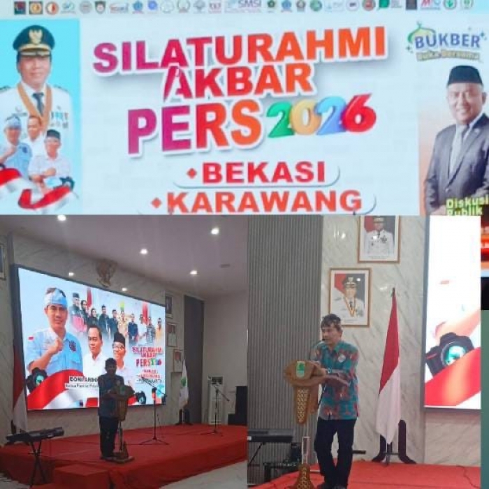 Ketua SMSI Bekasi Doni Ardon Motori Insan Pers Bekasi, Karawang, dan Sekitarnya Gelar Silaturahmi Akbar 2026
