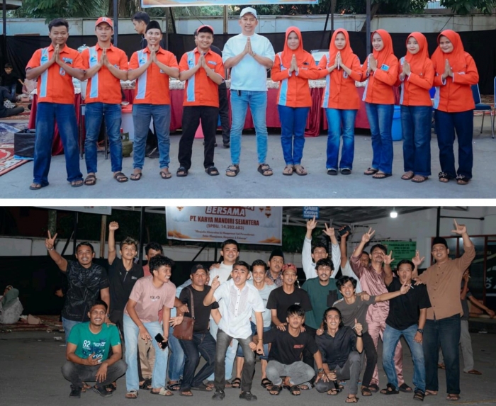 Keluarga Besar SPBU No. 14.282.683 Tabek Godang Jl. SM. Amin, Gelar Buka Puasa Bersama