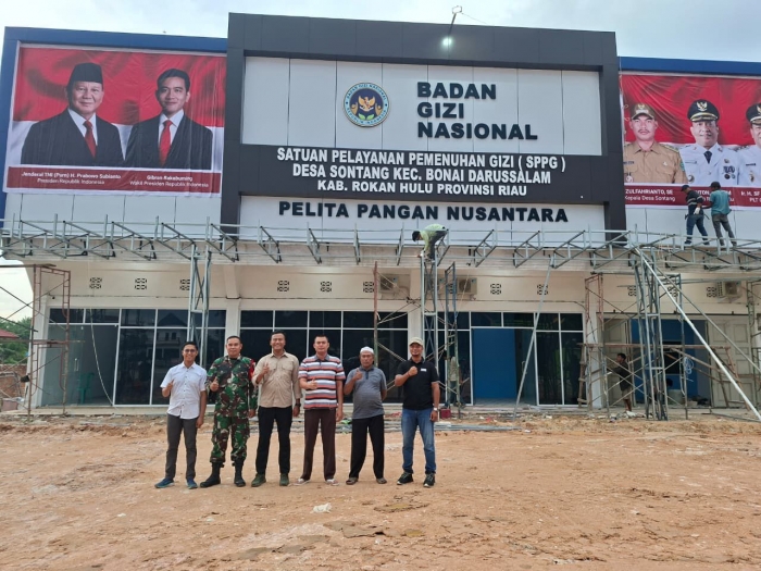 Kepala Desa Sontang Bangun Dapur MBG Terbesar di Rokan Hulu: Zulfahrianto, SE Tunjukkan Komitmen