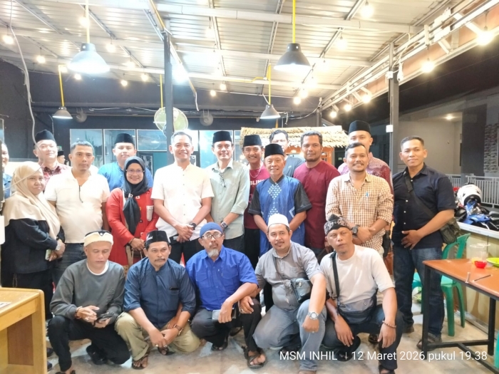 Jalin Silaturahmi Ramadhan, Dandim 0314/Inhil dan Insan Pers Buka Puasa Bersama