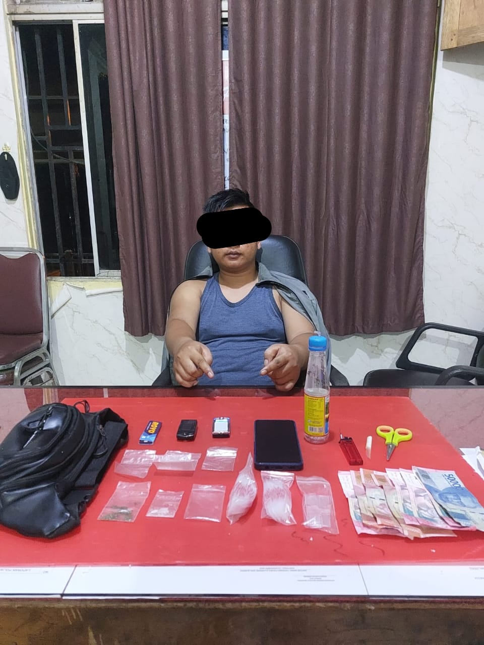 Pengungkapan Tindak Pidana Narkotika oleh Tim Mata Elang Sat Res Narkoba Polres Kuansing