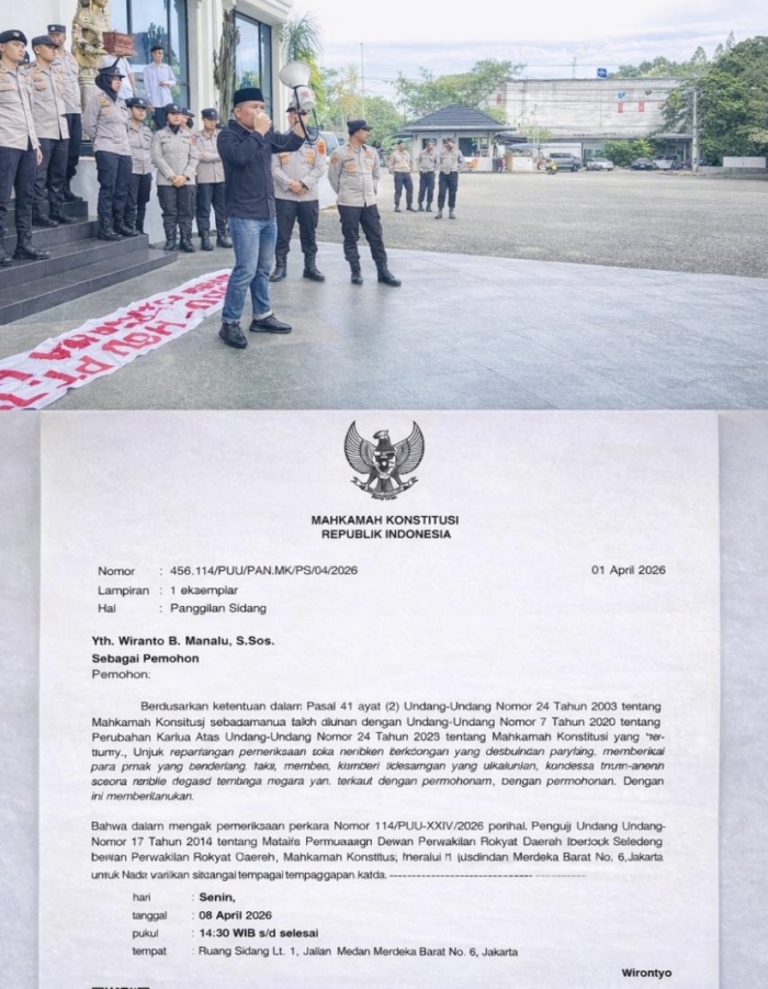 Wiranto B Manalu Gugat UU MD3 Buntut Marak Legislator Ormas yang Dibiayai Negara