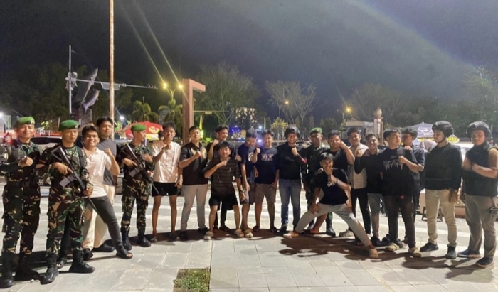 Tim Raga Res Kampar Gelar Patroli Malam, Amankan Situasi Kota dari Potensi Gangguan