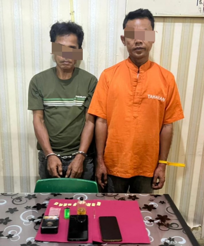 Polsek Tambang Tangkap Dua Pelaku Narkoba, 10 Paket Sabu-sabu Ikut Diamankan!