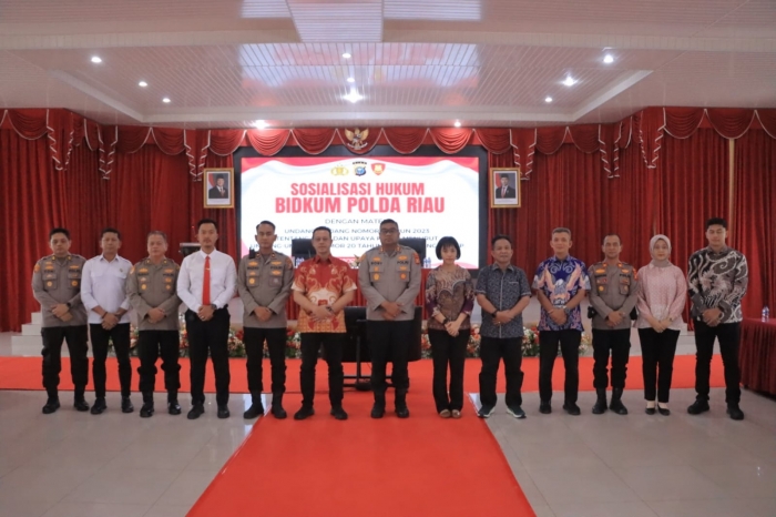 Kapolres Kampar Sambut Tim Bidkum Polda Riau, Gelar Sosialisasi Hukum KUHP dan KUHAP Terbaru