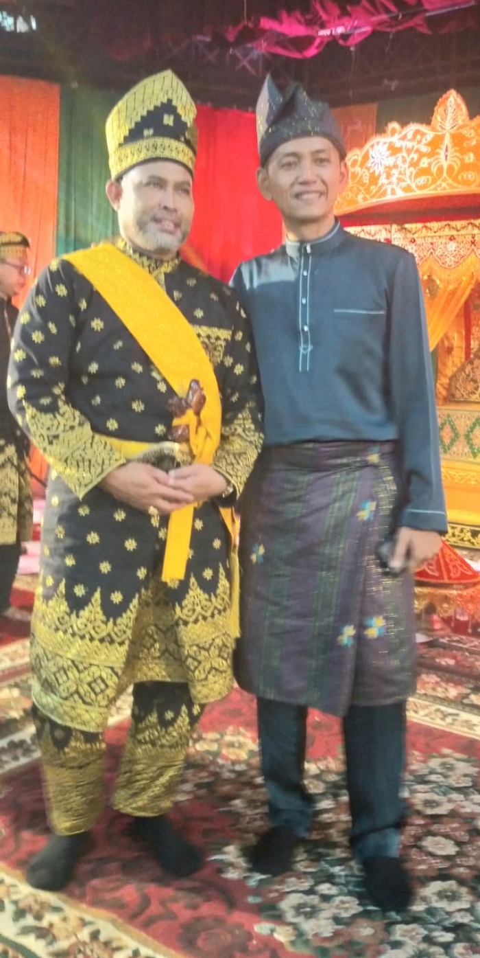 Dandim 0314/Inhil Hadiri Pelantikan Pengurus LAMR,Penabalan Gelar Adat Bupati, Wakil Bupati Inhil