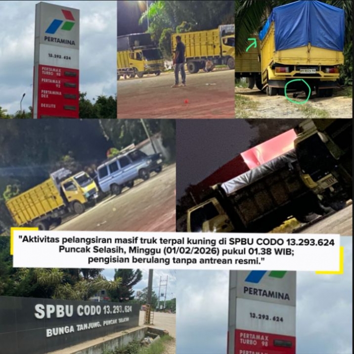 BPH Migas Didesak Blokir Akun MyPertamina Truk BM 8824 MA: Terdeteksi Lakukan Pengisian Berulang di SPBU CODO 13.293.624.